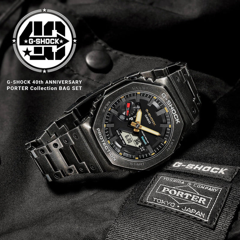 G-SHOCK 40th Anniversary Limited Edition Full Metal Porter Collection Bag  Set