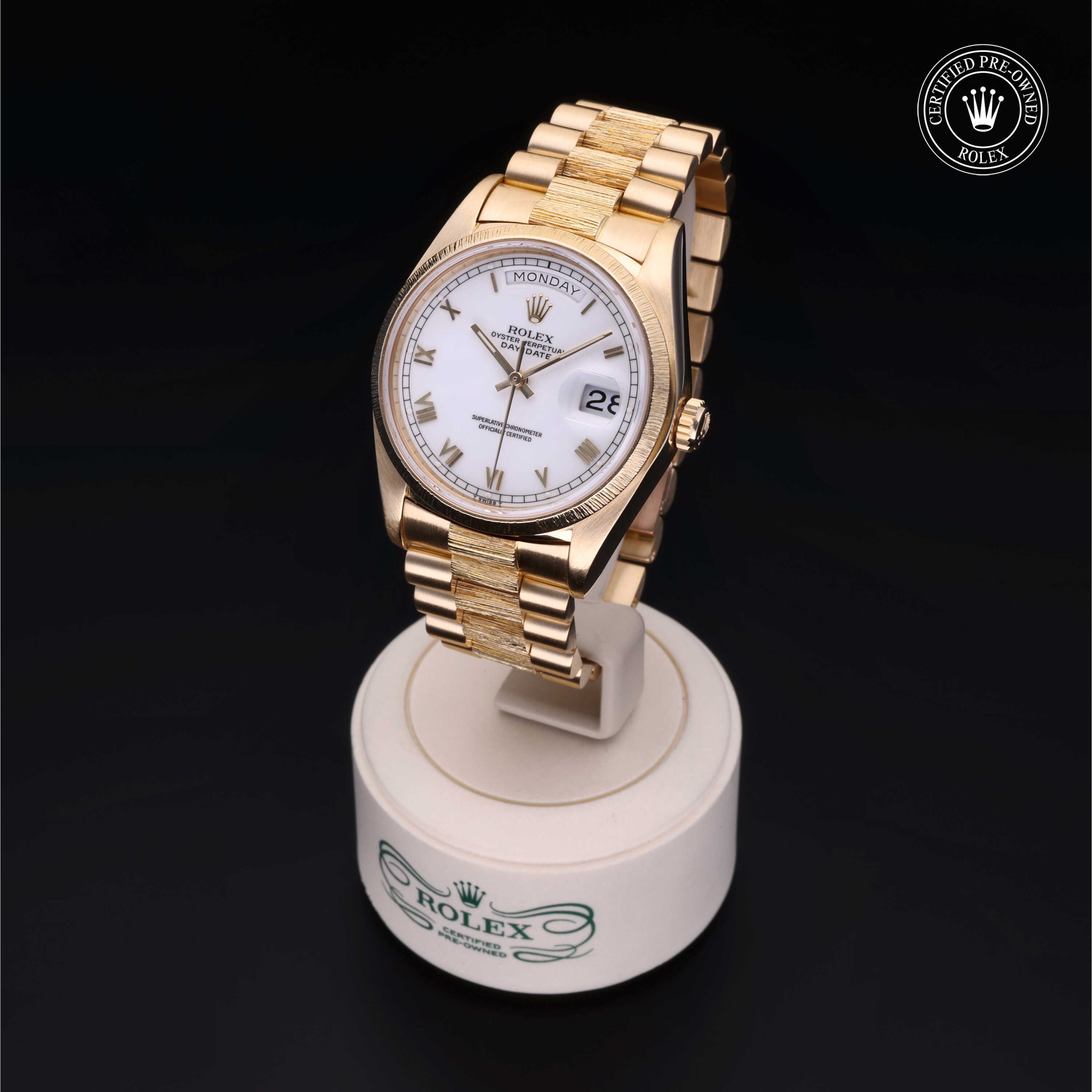 Rolex Certified Pre Owned Day Date 36.0mm in Yellow Gold M18078