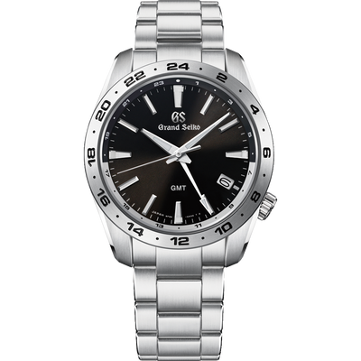 Sport GMT Quartz Stainless Steel Black Dial Watch | 39MM | SBGN027