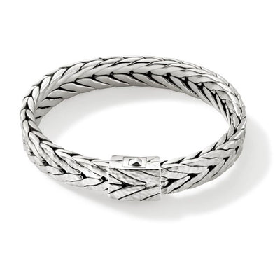 John Hardy Sterling Silver Hammered Bracelet