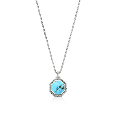 Sterling Silver Turquoise Necklace