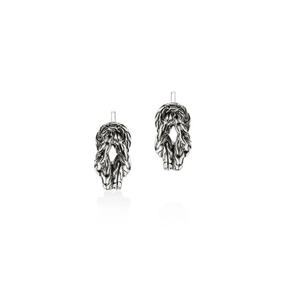 John Hardy Sterling Silver Love Knot Hoop Earrings