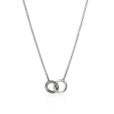 John Hardy Sterling Silver Linked Necklace