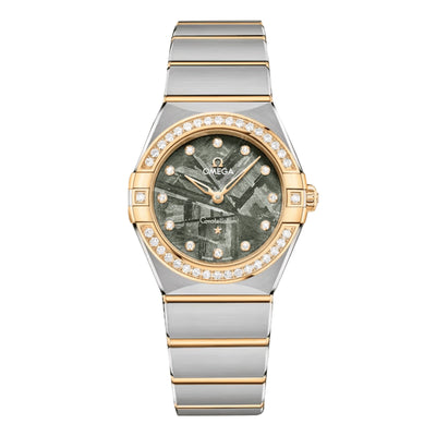 28MM 18K Yellow Gold and Stainless Steel Constellation Watch