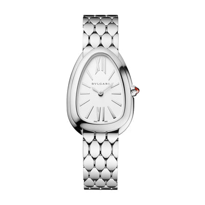Serpenti Seduttori Stainless Steel, White Dial Watch | 33MM | 103937