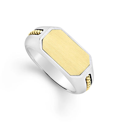 Two-Tone Octagon Ring