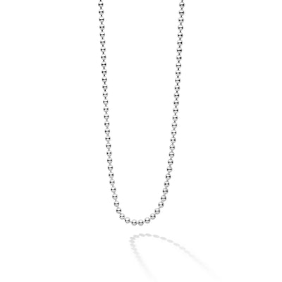 Beaded Chain Necklace, 2.5mm