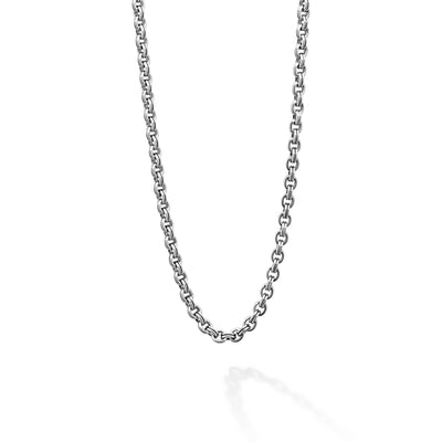 Double Link Chain Necklace, 4mm