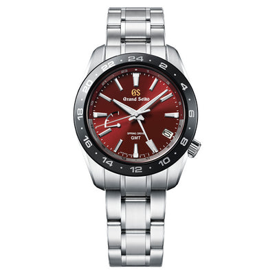 Limited Edition Dark Red Dial Stainless Steel SPORT Watch | 45.5MM | SBGE305