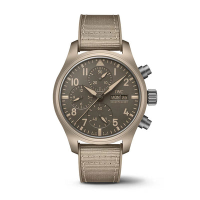 Pilot Chronograph TOP GUN Mojave Desert Ceramic Brown Dial Watch | 41MM | IW389402