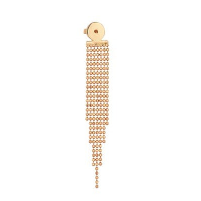 Kismet Ball Chain Tassel Earring Back in 14K Yellow Gold