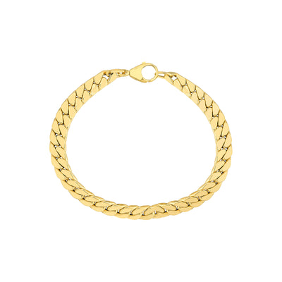 14K Yellow Gold Chain Bracelet