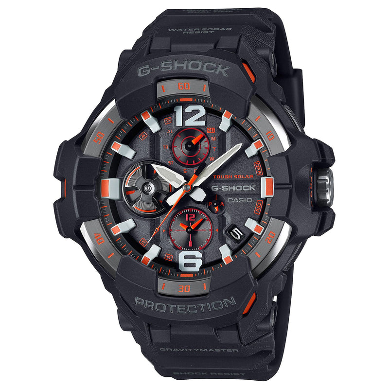 G-Shock Master of G Air Gravitymaster Solar Connected Black Resin Strap  Watch