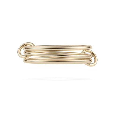 Solarium Triple-Band Ring in 18K Yellow Gold