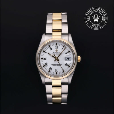 34MM  18K OYST/Y DATE Watch
