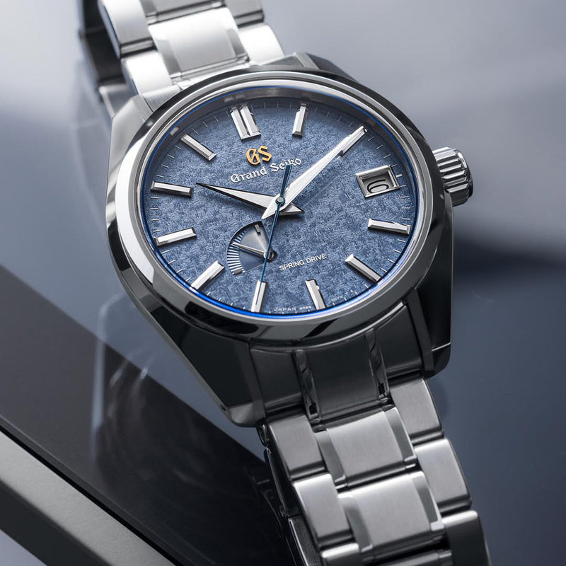 Blue Textured Dial Stainless Steel Heritage Watch | 40mm | SBGA507