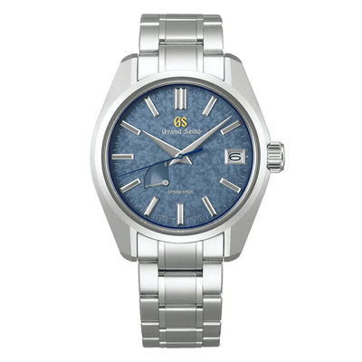 Blue Textured Dial Stainless Steel Heritage Watch | 40mm | SBGA507