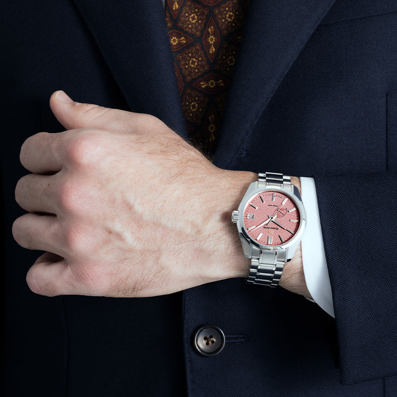 Limted Edition Pink Textured Stainless Steel Limited Edition Heritage