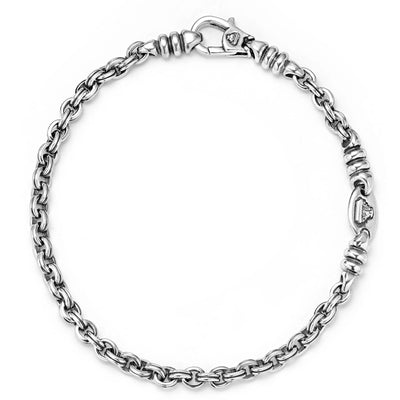 Double Link Chain Bracelet, 4mm