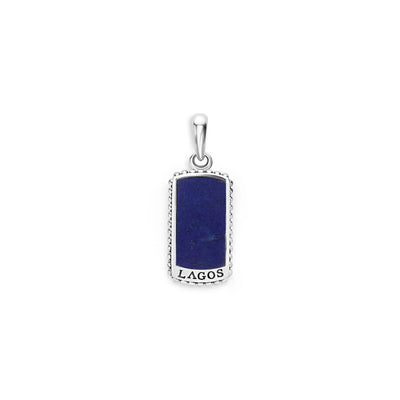 Lapis Tag Amulet