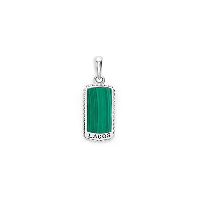 Malachite Tag Amulet