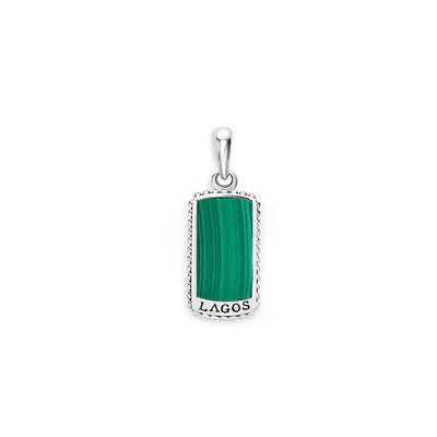 Malachite Tag Amulet