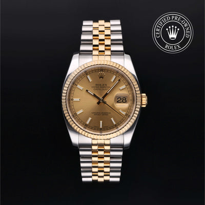 36MM  18K OYST/Y DATEJUST Watch