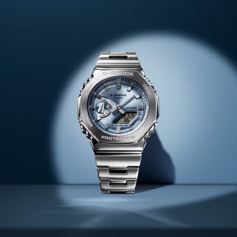 G-Steel Analog Digital Sky Blue Dial