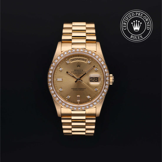 36MM  18K Yellow Gold DAY-DATE Watch