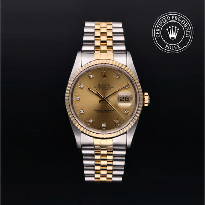 36MM  18K OYST/Y DATEJUST Watch