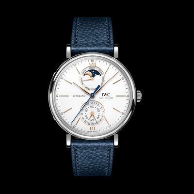 Portofino Complete Calendar Stainless Steel, Silver Dial Watch | 41MM | IW359001