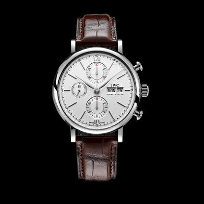Portofino Chronograph Stainless Steel, Silver Dial Watch | 42MM | IW391027