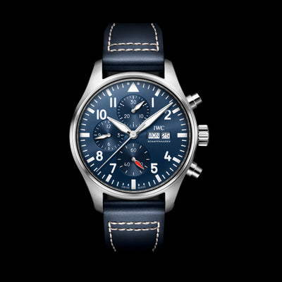 Pilot Chronograph Stainless Steel, Blue Dial Watch | 43MM | IW378003