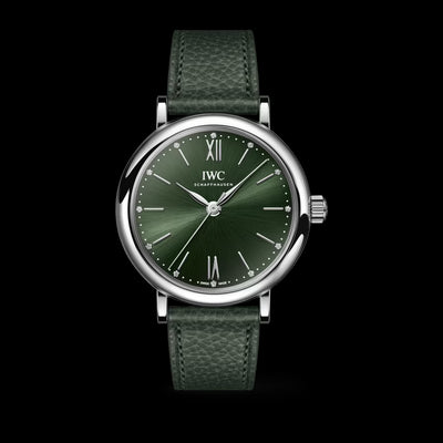 Portofino Automatic Stainless Steel, Green Dial Watch | 34MM | IW357412