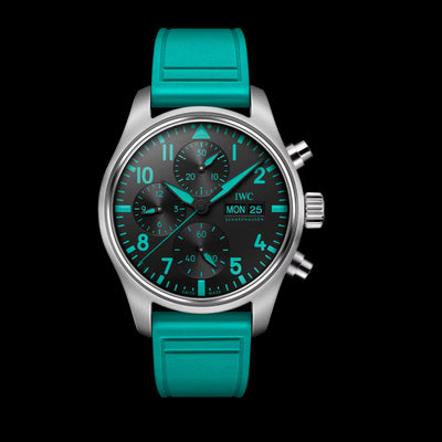 Pilot Chronograph Edition “Mercedes-AMG PETRONAS Formula One™ Team” Titanium, Black Dial Watch | 41MM | IW388108