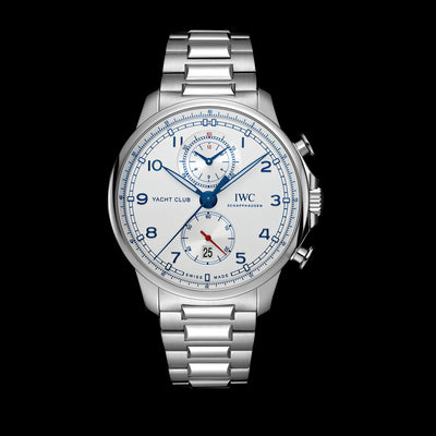 Portugieser Chronograph Yacht Club Stainless Steel, Silver Dial Watch | 44.6MM | IW390702