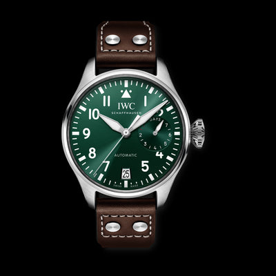 Big Pilot Stainless Steel, Green Dial Watch | 46.2MM | IW501015