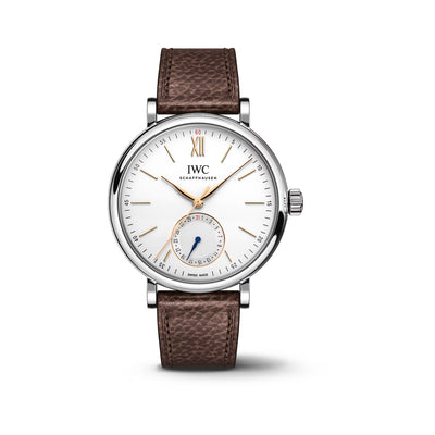 Portofino Pointer Date Stainless Steel, Silver Dial Watch | 39MM | IW359201