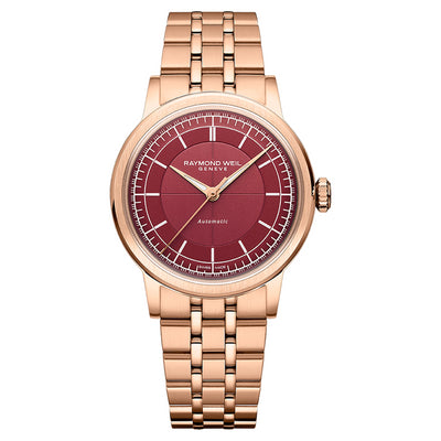 Millesime Automatic Burgundy Dial 35mm