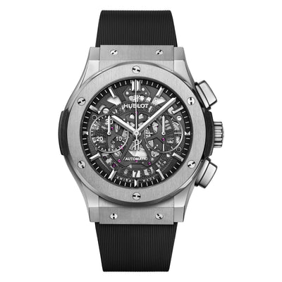 Classic Fusion Aerofusion Titanium Black Dial Watch | 45MM