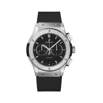 Classic Fusion Chronograph Titanium Black Dial Watch | 42MM