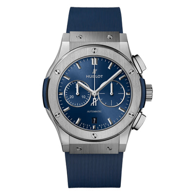 Classic Fusion Chronograph Titanium Blue Dial Watch | 42MM