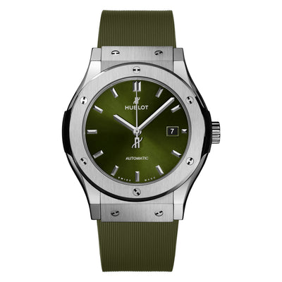 Classic Fusion Titanium Green Dial Watch | 42MM