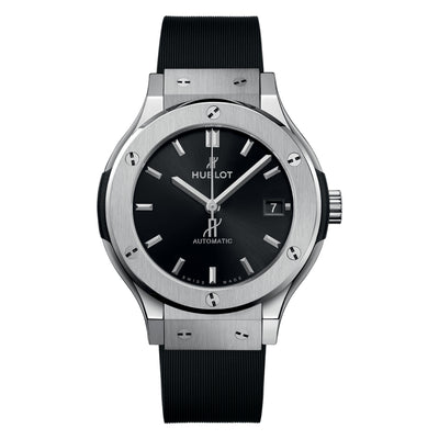 Classic Fusion Titanium Black Dial Watch | 38MM