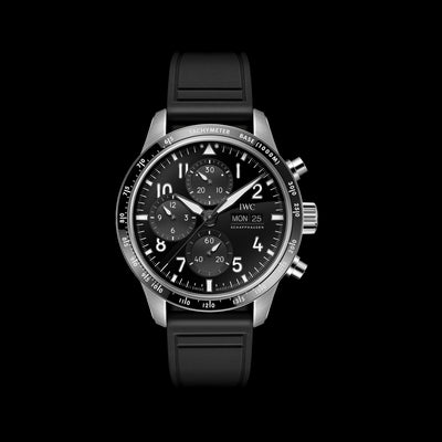 Pilot Performance Chronograph AMG Titanium, Black Dial Watch | 41MM | IW388305