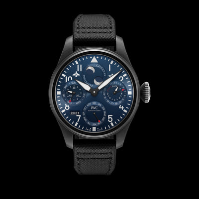 Big Pilot Perpetual Calendar Edition "Rodeo Drive" Titanium/Ceramic, Blue Dial Watch | 46.5MM | IW503001