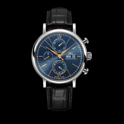 Portofino Chronograph Stainless Steel, Blue Dial Watch | 42MM | IW391036