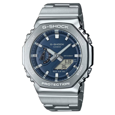 G-SHOCK G-Steel Analog Digital Blue Dial Watch | 49.3MM | GM2110D-2B