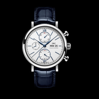 Portofino Chronograph Stainless Steel, White Dial Watch | 42MM | IW391037