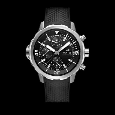 Aquatimer Chronograph Stainless Steel, Black Dial Watch | 44MM | IW376803